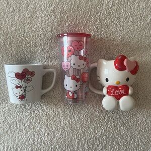 Hello Kitty Valentine's Day Mug and Tumbler Set